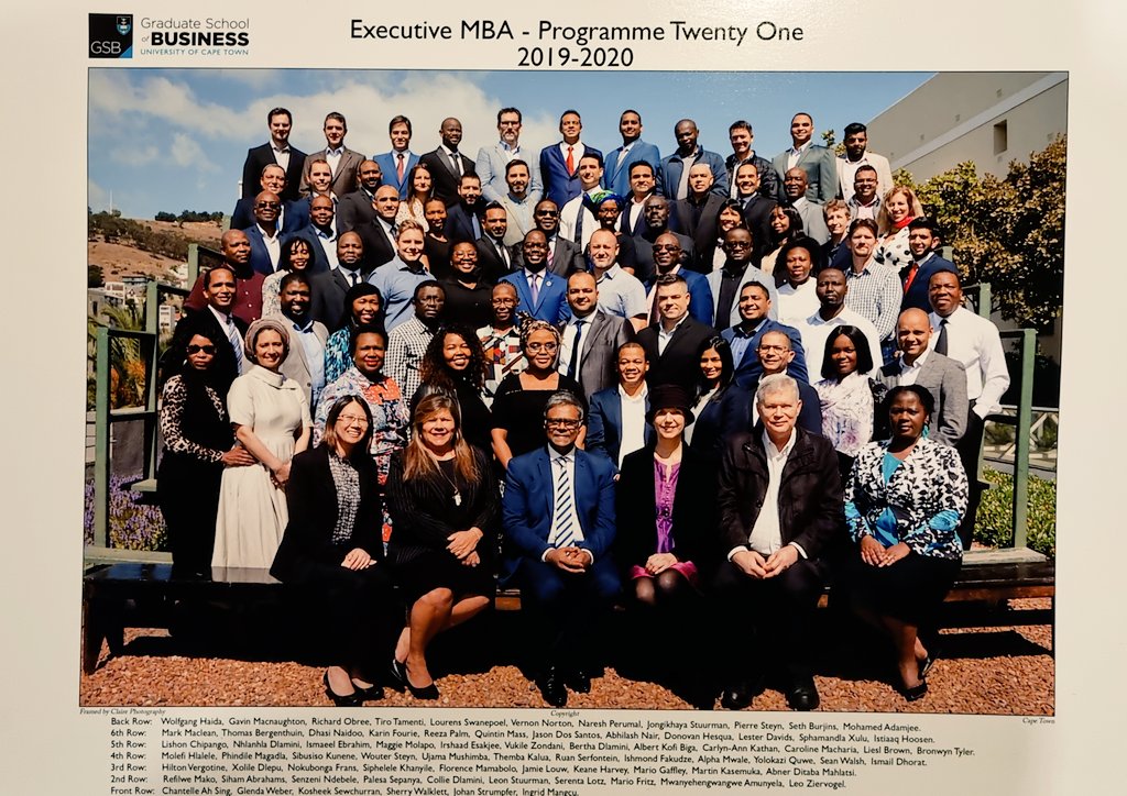 thembakalua's tweet photo. Excited to graduate with an Executive MBA from @UCTGSB today. What a transformational journey it has been. So many lessons from balancing career transitions, school, life & complexities of COVID. Feeling grateful ๐๐พ. #covidgraduation #UCTGrad2021 @FabAcademic https://t.co/X6OP6dChtB