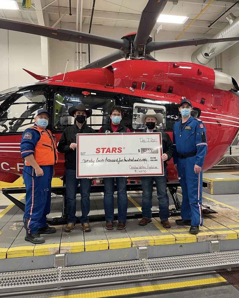 Thank you <a href="/Agribition/">Canadian Western Agribition</a> for donating more than $92,000 in proceeds from this year’s #CWA50. From the daily 50/50 draw to the alpaca selfie photos to the rib eating contest, we are so grateful for these efforts. Thank you, Canadian Western Agribition! #WeAreAllSTARS