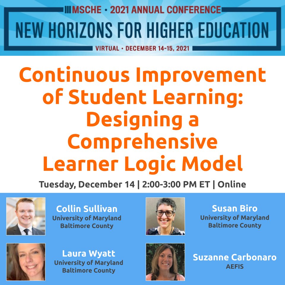 goAEFIS's tweet image. See how @UMBC’s #CLR logic model is supporting #CurriculumRevision, #StudentLearning &amp;amp; preparing #students for their future #careers

bit.ly/3EcxvXL

#MSCHE2021 #MSCHE #Assessment #Accreditation #EdTech #AEFISAcademy #Learn #Teach #Collaborate #Innovate #aefisable