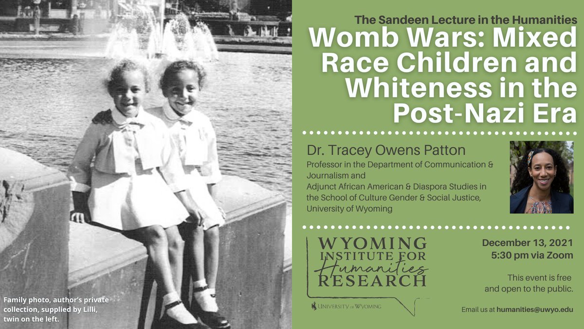 ThinkWY's tweet photo. Tonight! Join us online at 5:30 - proud to be a co-sponsor of this event.  #thinkwy #humanities #wihr https://t.co/9PiH7Wz65l