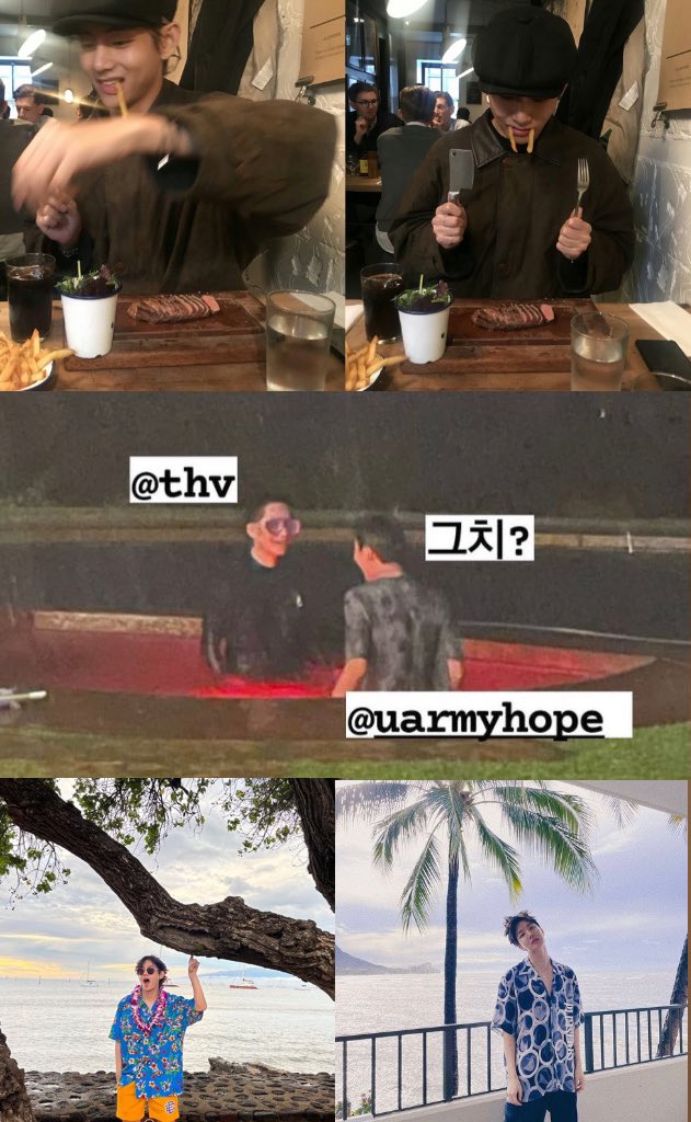 jiminbusanjk's tweet photo. já é a segunda vez que o taehyung viaja com o hoseok e a família dele, primeiro foi em londres e agora no havaí. eu amo 🥺 https://t.co/diWzdtUYPq