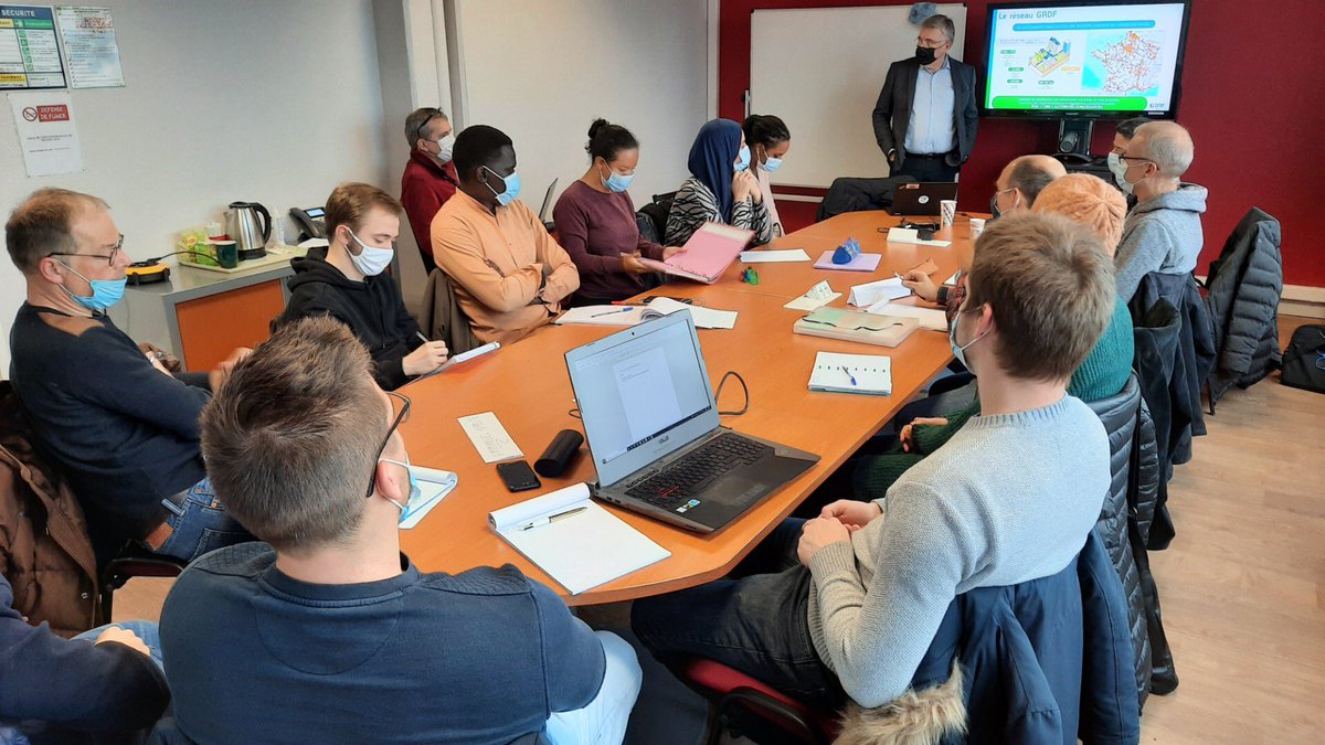 Intervention <a href="/GRDF/">GRDF</a> dans le DU #Methanisation sur la question : Gaz naturel et gaz vert, quel avenir ? par Denis Mécrin et Éric Finat-Duclos aujourd’hui à l'ENSAIA Cc <a href="/StphanePacaud/">Pacaud Stéphane</a>