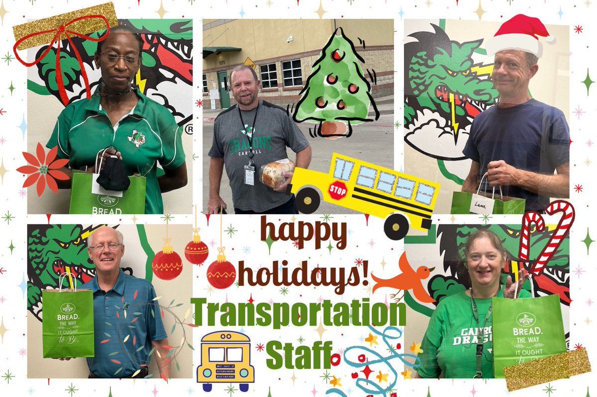 Showing Transportation our appreciation for all the love and care they show our children❤️<a href="/CISDSpProg/">CISDSpecialPrograms</a> <a href="/wedrivedragons/">Carroll ISD Transportation Department</a>