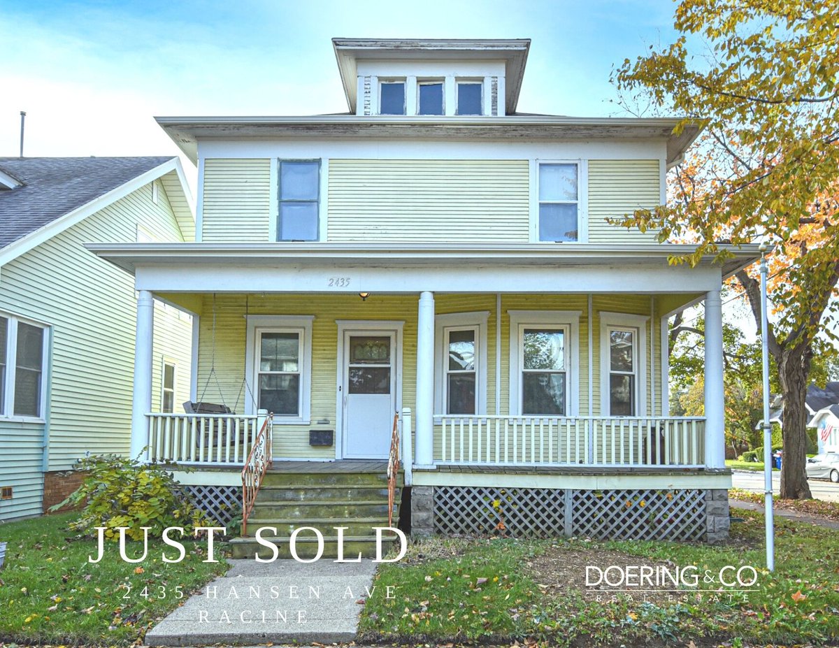JUST SOLD in Racine!
Let our dedicated team help you find your next home this season!

For more information contact Kelly Jensen and Jenny Kortendick
262-939-3650 | kelly@doeringandco.com

#DoeringandCo #DoeringDifference #DoeringItRight #JustSold #Racine #RacineRealEstate https://t.co/c1S48bSBFw