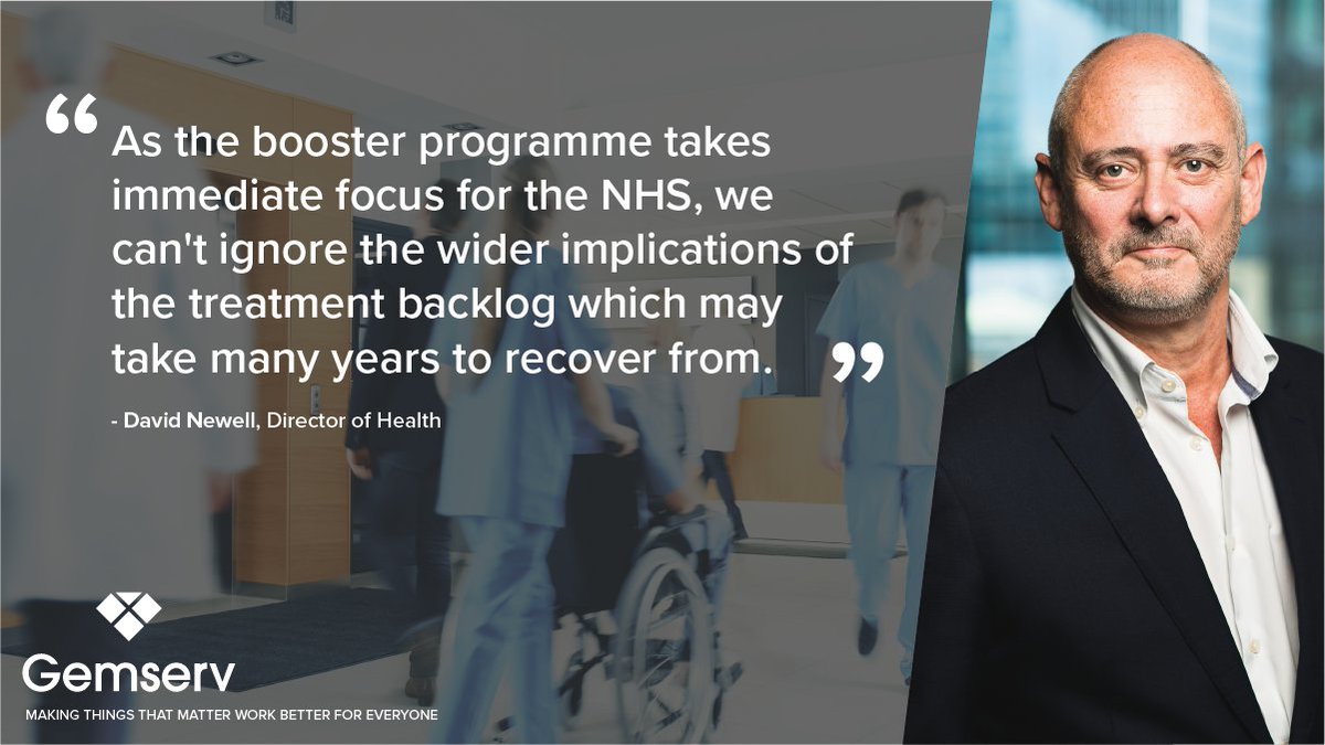 There’s undoubtedly an urgent need to accelerate the booster programme, to hold back a tidal wave of infections that we face. However, as this takes key focus, the inevitable delays to GP and hospital appointments will add to a treatment backlog.