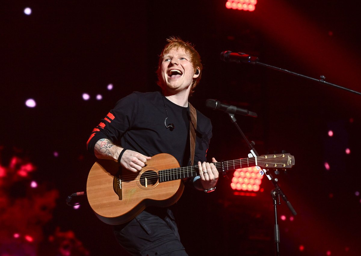 Ed at @CapitalOfficial's ❄️ Jingle Bell Ball ❄️ #CapitalJBB