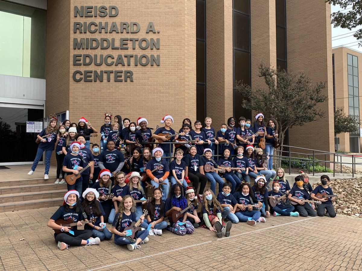 mrsmorrismusic's tweet photo. The @bulverdecreek 5th grade All-Stars had a blast performing for the @NEISD superintendent’s coffee this morning! @dr_maika @NEISDFineArts @NEISDElemMusic @MrsShortMusic https://t.co/6IM6P1lIIY