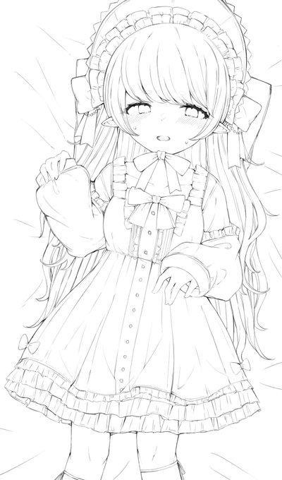 skebの……。
フリル……。 