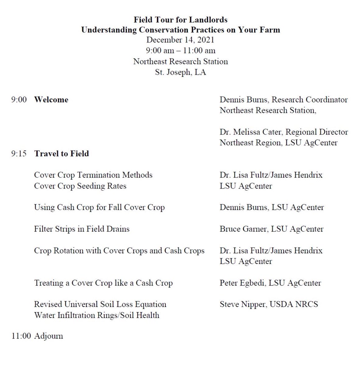 Louisiana Delta Crop Report tweet media