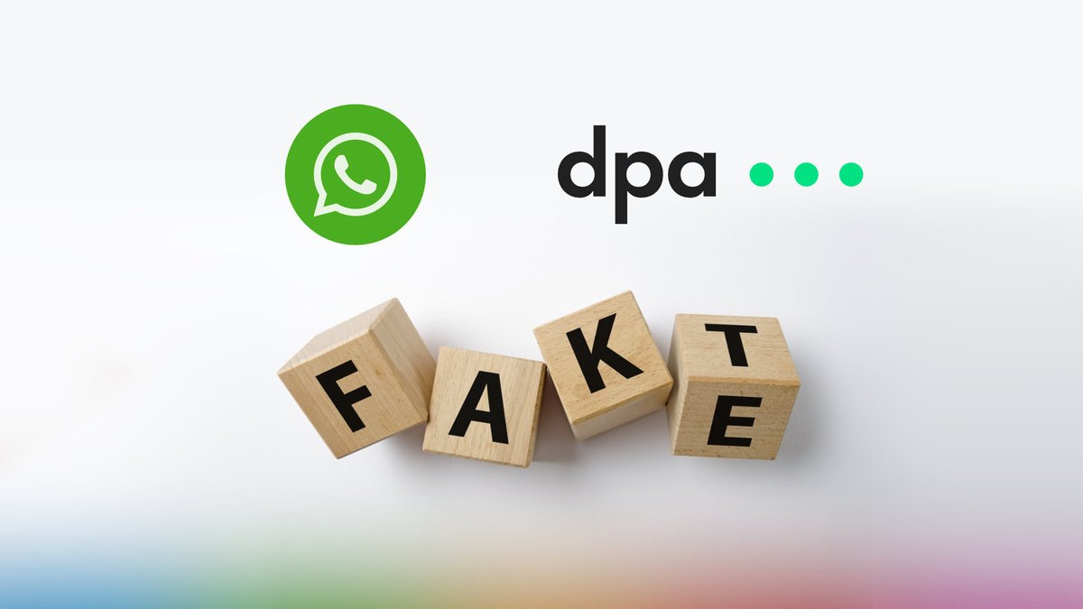 Neuer Service, um die Verbreitung von Desinformationen zu reduzieren: Ab sofort bietet <a href="/dpa/">dpa</a> die Möglichkeit, per WhatsApp geteilte Informationen überprüfen zu lassen.  presseportal.de/pm/121458/5098…