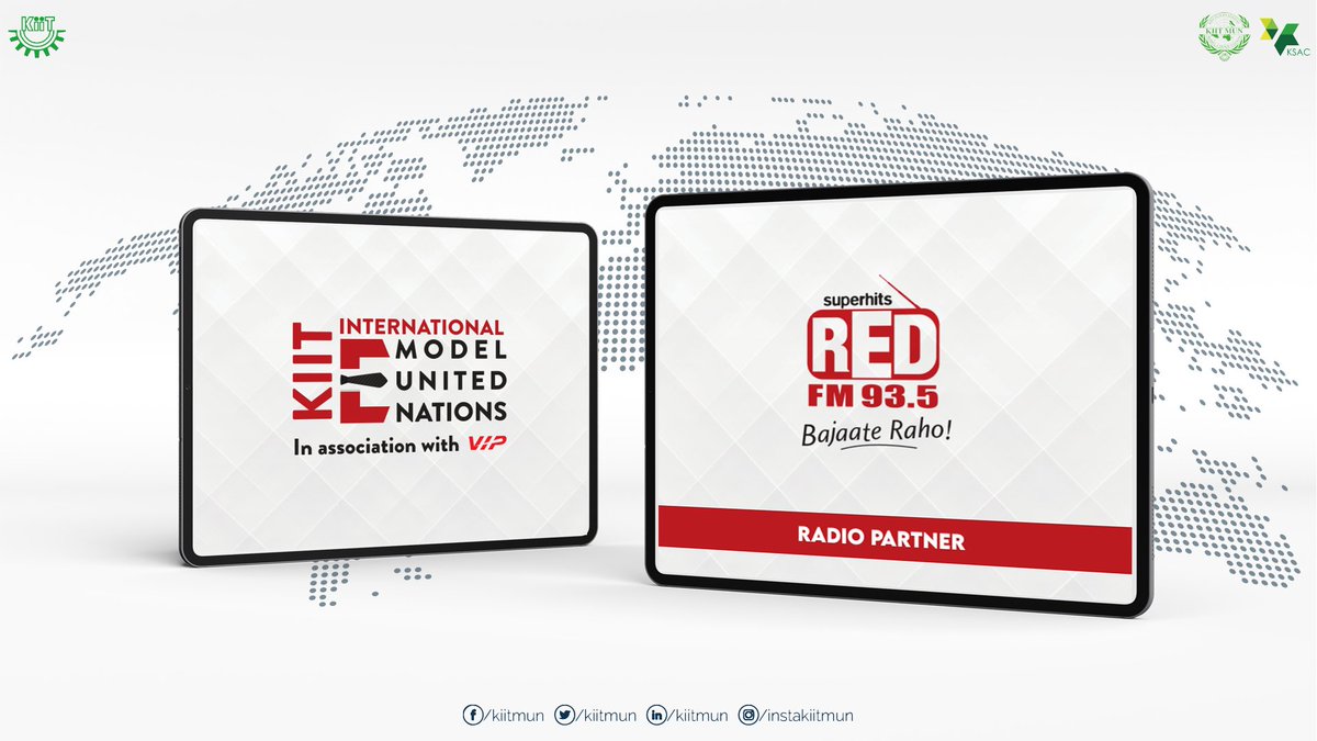 kiitmun's tweet photo. Presenting our Radio Partner at the KIIT International e-MUN, 2021 ; Red FM 93.5. 

Instagram : 
https://t.co/S2m3NwqPRC

Facebook :
https://t.co/aYIoO4c2oX

#ConcordToConquer
#KIITeMUN https://t.co/afute336lf
