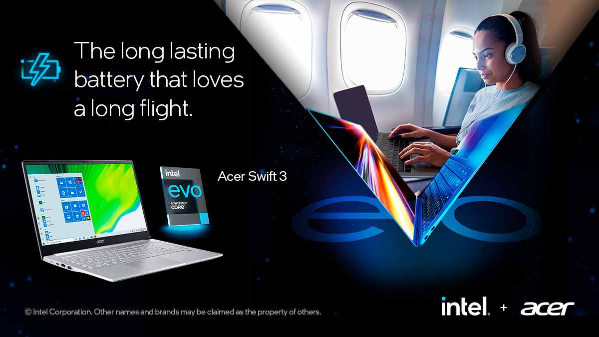 intelcanada's tweet image. Enter to win an @AcerCanada Swift 3 14" laptop powered by #IntelEvo and equipped with a battery that lasts up to 17 hours! 

🔗  intel.ly/320DAIN 

🎁  Runners up could win 1 of 12 Best Buy gift cards! 

‼️  This is our last #IntelEvo contest of the year. Don’t miss out!