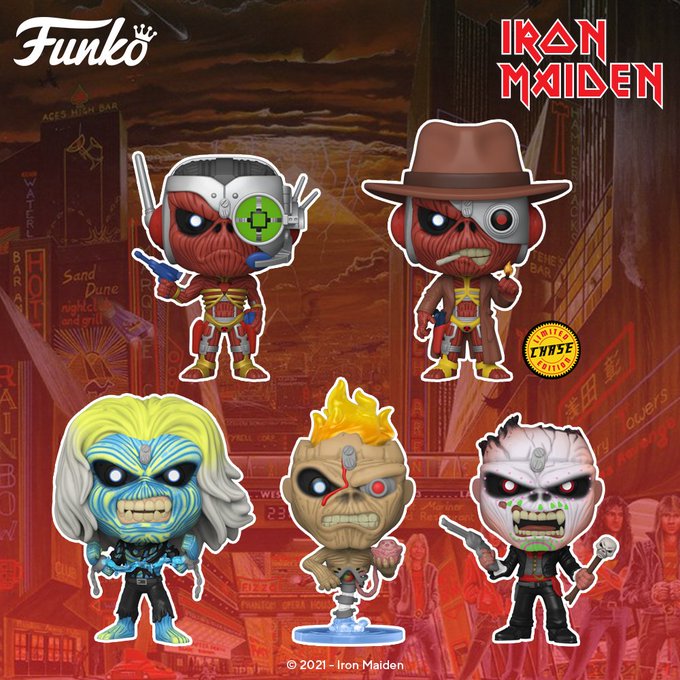 IRON MAIDEN: New EDDIE 'Pop! Rocks' Figures From FUNKO Coming In February -  