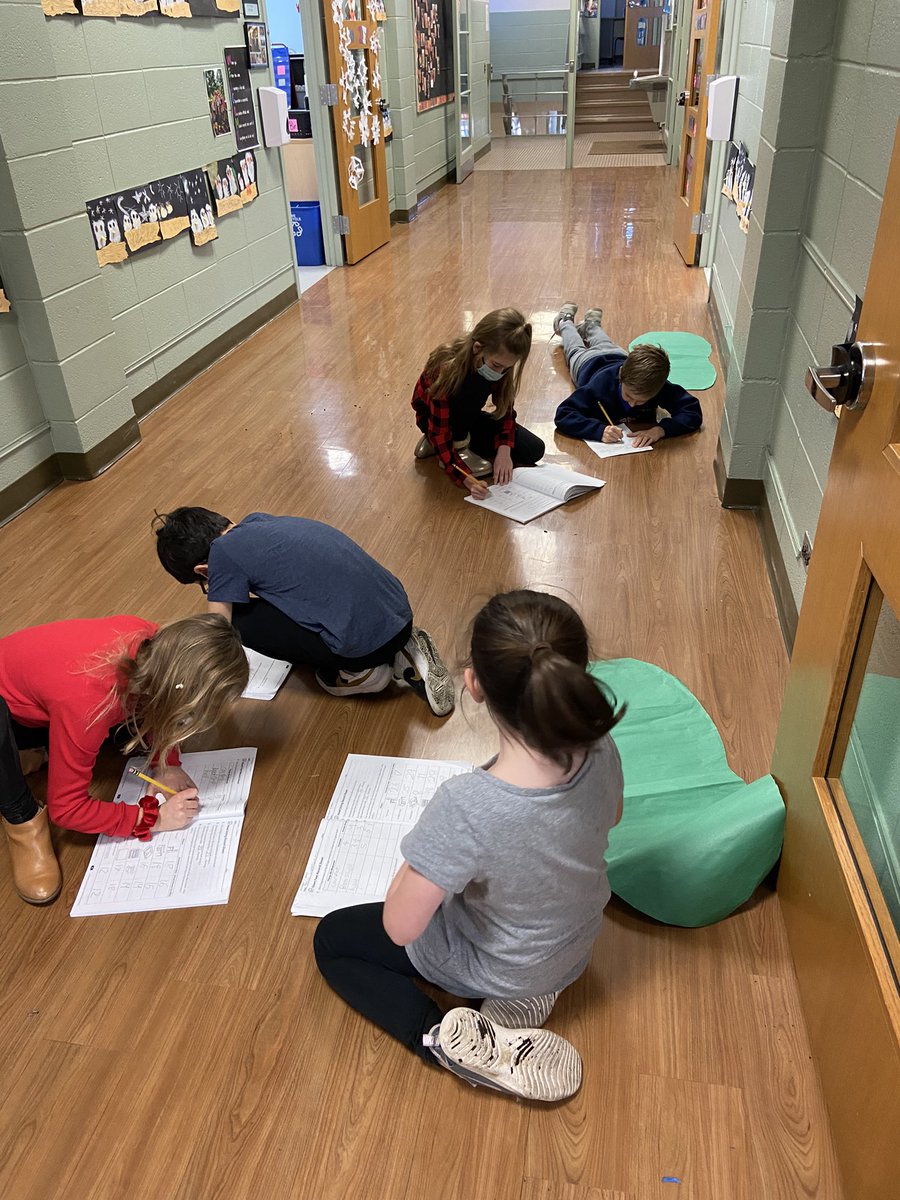 Measuring using a giant’s foot.