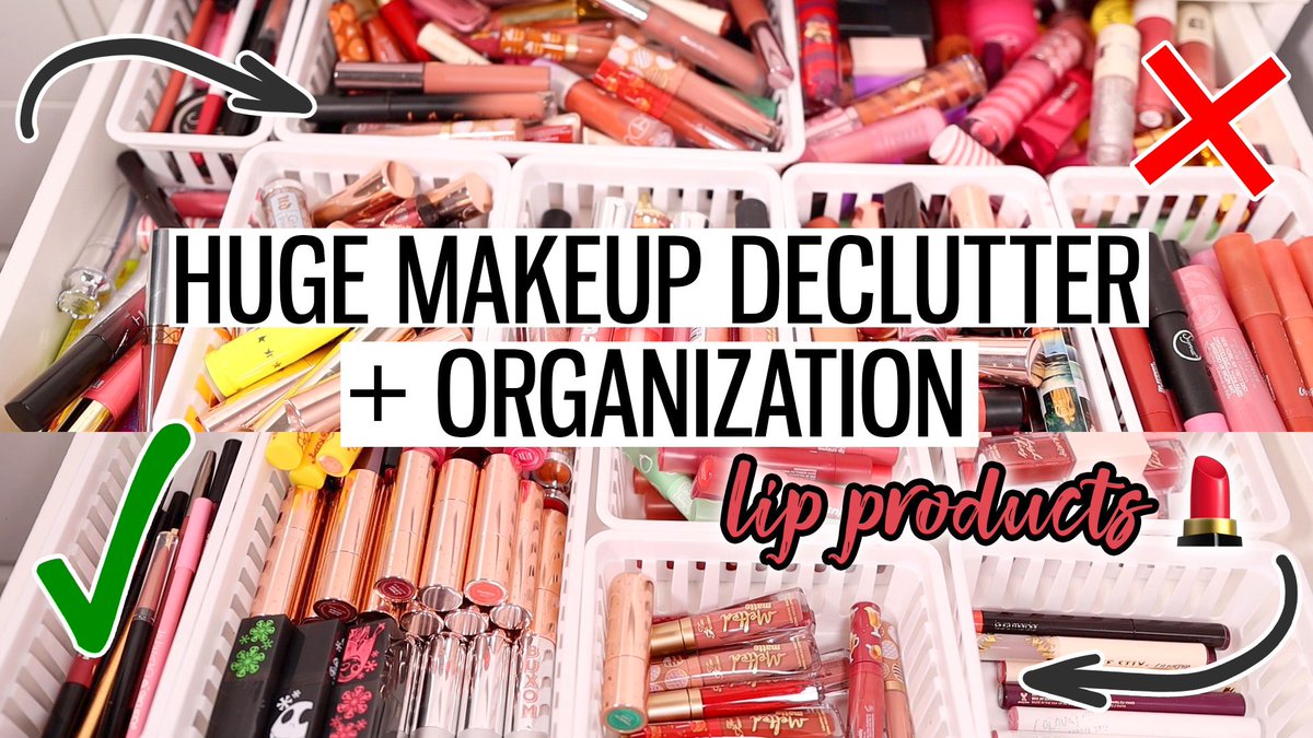 HUGE MAKEUP DECLUTTER 2021 + ORGANIZATION 😱 LIP PRODUCTS 💄 PART 1
Watch here 👉 youtu.be/jzifhc6X5-Q
#makeupdeclutter #declutter #makeuporganization #lipdeclutter