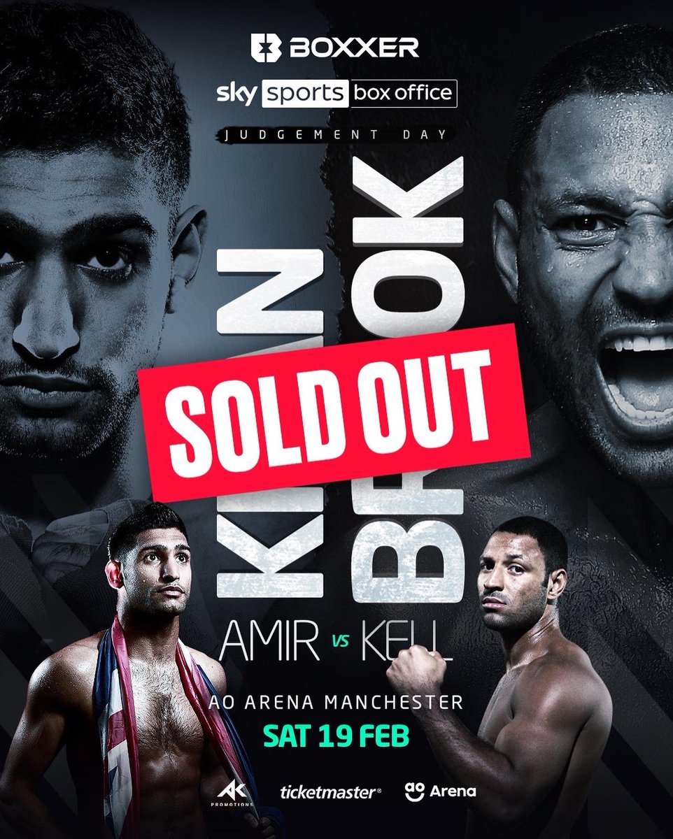 Khan vs Brook sells out within minutes of tickets going on general sale r/Boxing