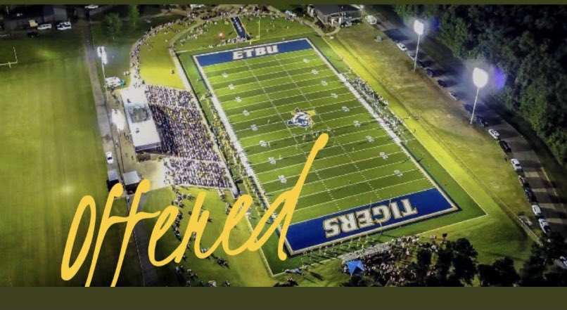 JatavionWatson's tweet photo. After a great talk with @jkcoachc94 I am blessed to receive my second offer from ETBU @ETBU_Football @coachriordan @johnsonboi24 https://t.co/Akbv9Ywpf1