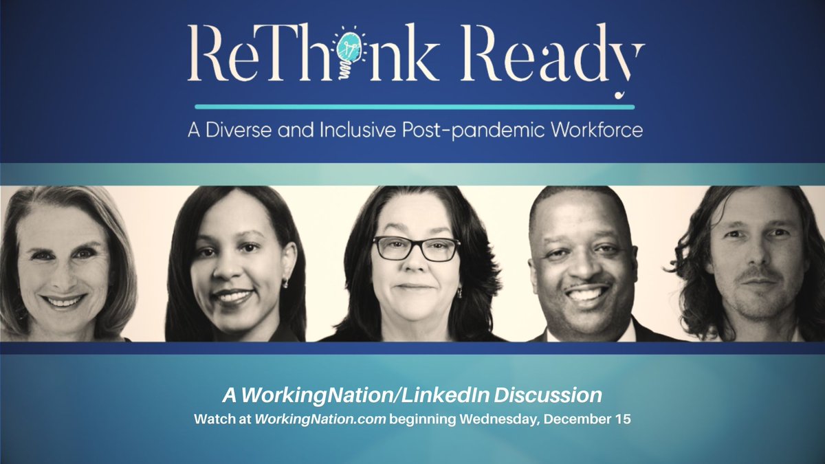 CatalystInc's tweet photo. Looking forward to this @WorkingNation/@LinkedIn discussion with Catalyst CEO @lhariton—coming 12/15 on https://t.co/aKIi6NXcYv—on ways we can ensure #DiversityAndInclusion in the #EconomicRecovery and beyond.
#ReThinkReady #DEI #jobs https://t.co/sQa3uFeq59
