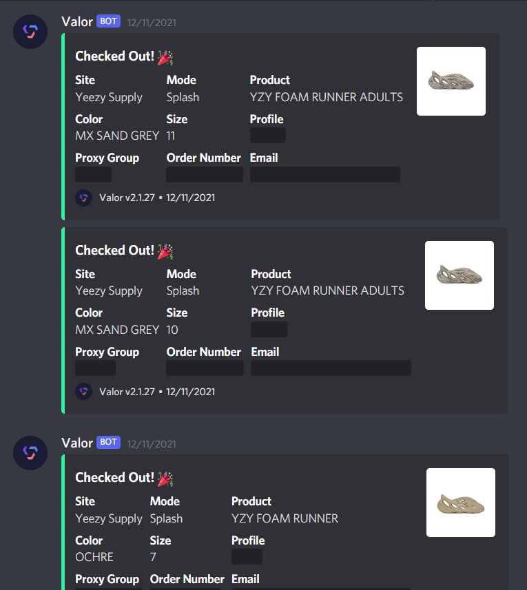Not a bad last few days, thank you! <a href="/ValorAIO/">Valor</a> <a href="/PrismAIO/">Prism</a> <a href="/VeloxBots/">Velox</a> <a href="/LiveProxies/">Live Proxies</a> <a href="/IPRoyal_proxies/">IPRoyal</a> @MainlyServers @FossilGmails <a href="/AccountsAurora/">Aurora</a> <a href="/TheXYZStore/">TheXYZStore</a>