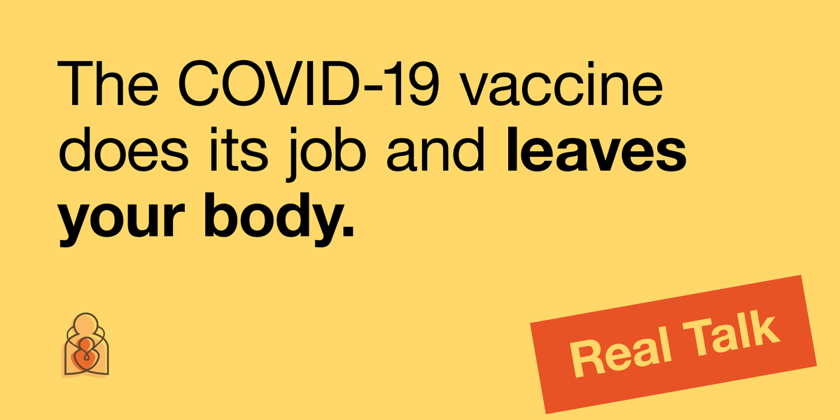 healthychildren's tweet photo. COVID-19 vaccines teach your immune system to fight the disease, then it exits your body. Have more questions? #CallYourPediatrician  
#ThisIsOurShot #VaccinesWork https://t.co/K8QpbvKrls