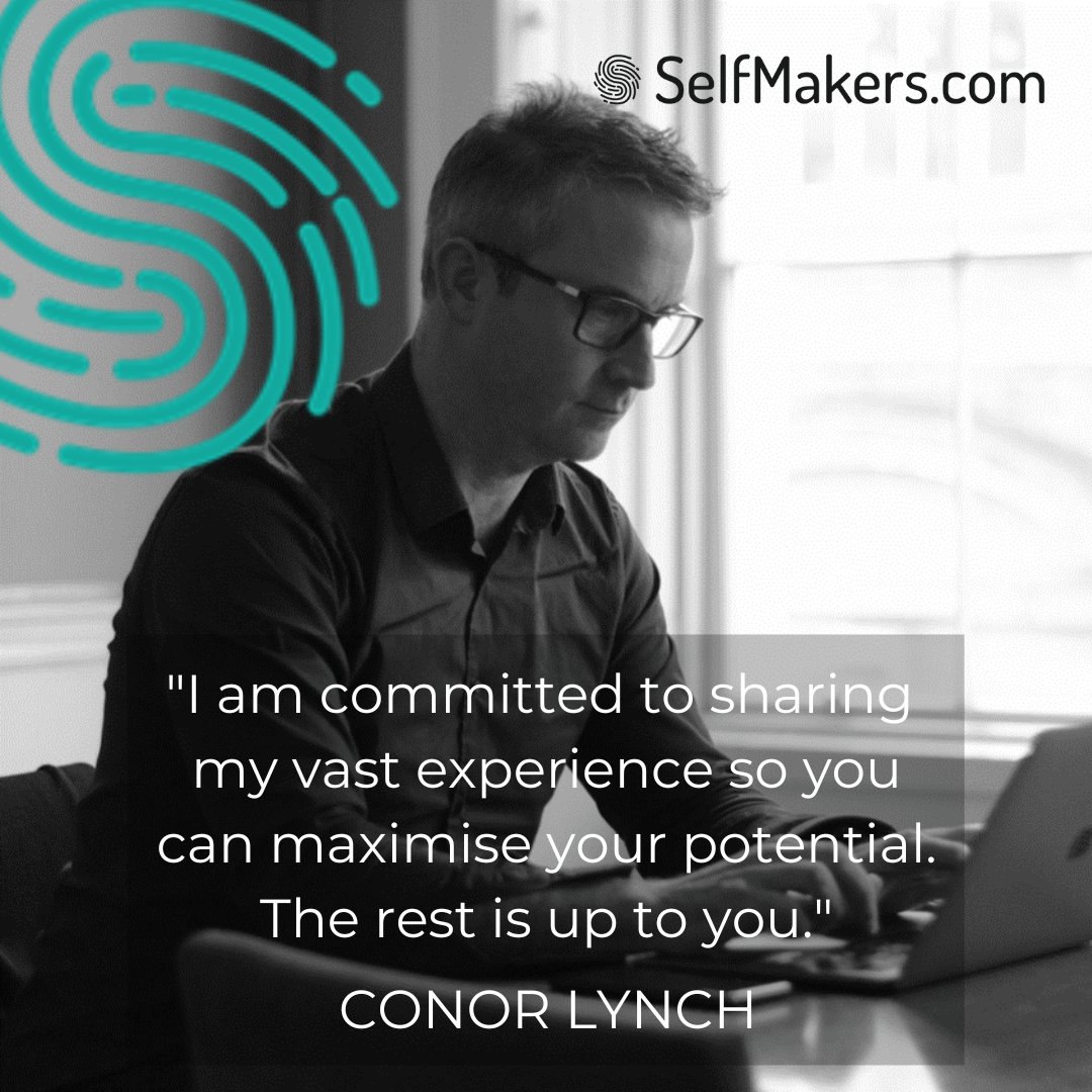 Meet Conor, founder of Self Makers, and other like-minded people in the virtual community. Check out selfmakers.com for an insight into how Conor can support you with your new venture. #Selfmakers #selfmadecareers #Entrepreneur #Selfmade #ireland #conorlynch