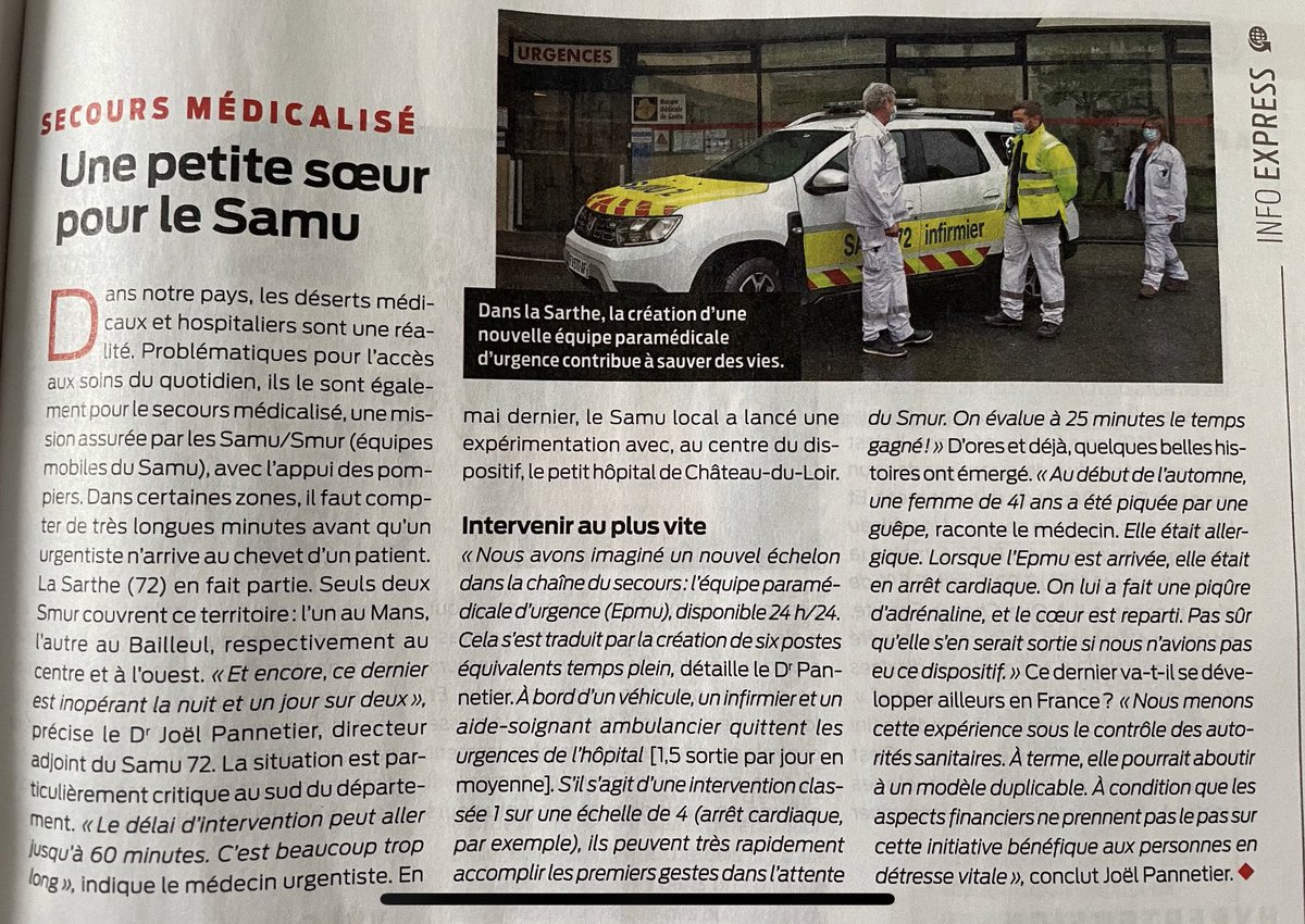 sssm_isp06's tweet photo. Une voiture, 2 personnels dt 1 infirmier. 
La possibilité de renforts sur les cas graves.
Des vies sauvées!
Concept génial….mais ça ne ressemble pas à ce que font les pompiers depuis 20 ans?… non le véhicule est blanc!
@PompiersFR @SUdF_Officiel @PatrickHertgen #hommeneandertal https://t.co/bq01zC21hN