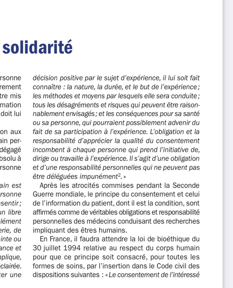 Un médecin « J’ai vacciné une personne qui ne voulait pas être vaccinée, cette patiente pleurait et tremblait de peur»
Un bel aveu de comment le recueil du consentement est réalisé par ces soignants aux ordres. Leur responsabilité personnelle est engagée.
FranceInter.fr/emissions/alor…