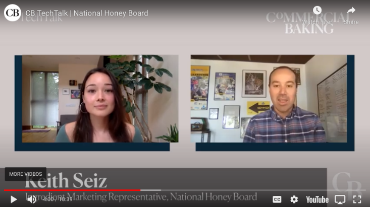 Thank you for coming to our TechTalk. Keith Seiz recently chatted with @commbaking about the natural sweetener market and honey. Watch the video interview at bit.ly/3dLM1dp.
#honey #naturalsweeteners #bakingwithhoney