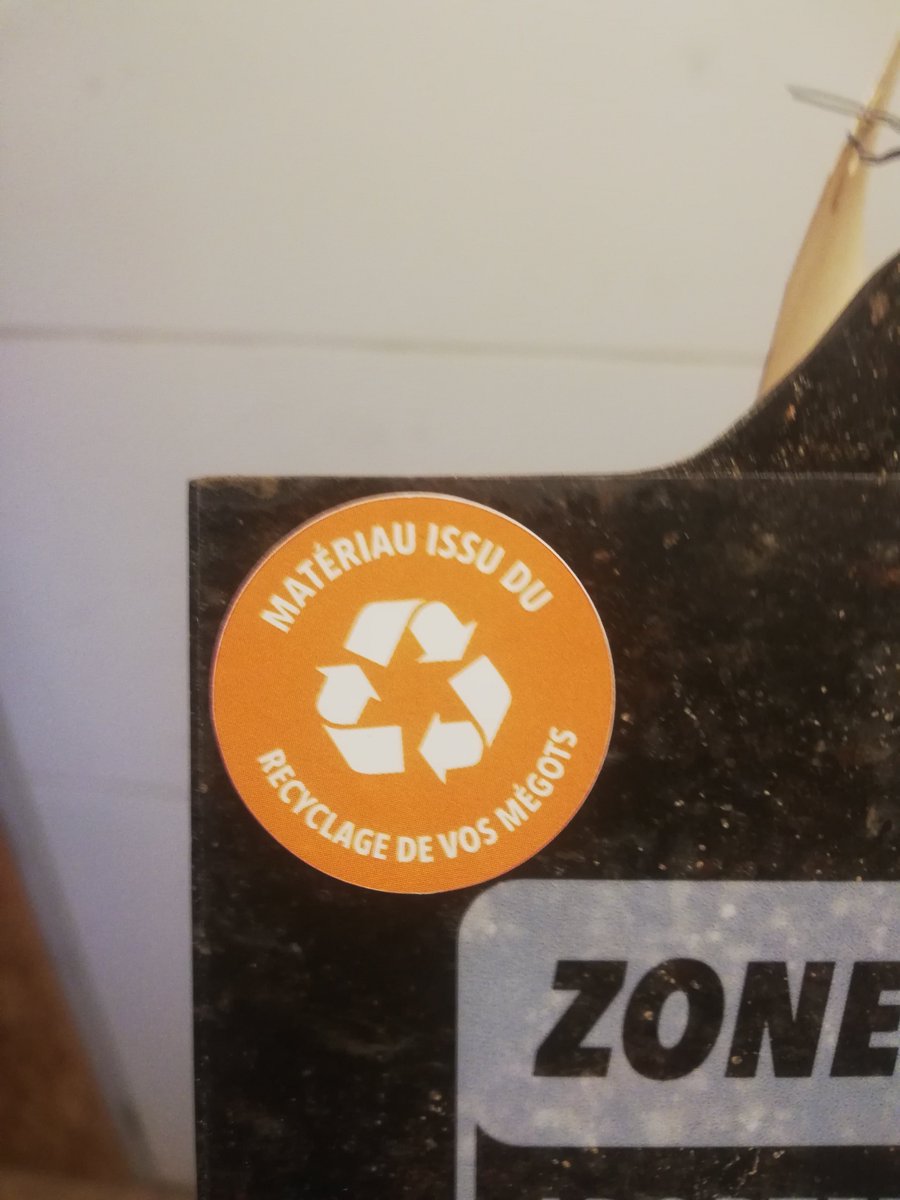 mego_recyclage's tweet photo. Découvrez des panneau de sensibilisation en mégots recyclés. Plaques à positionner à l'entrée ou proximité des cendriers. 
N'hésitez pas à nous contacter. https://t.co/VmJ8ihlAnC
