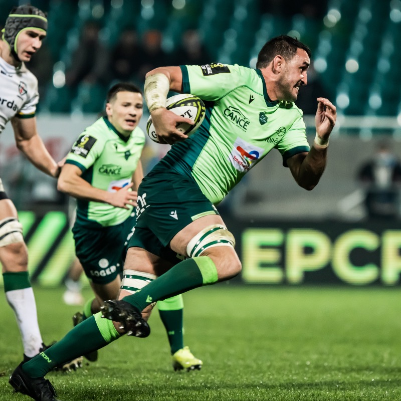 SectionPaloise's tweet photo. 📸 Les photos de @RomainPerchicot du match Section-London Irish !

#PAUvLIR #ChallengeCupRugby #HonhaSection #EnVertEtContreTous