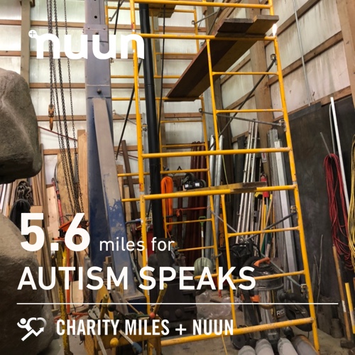 5.6 @CharityMiles for @autismspeaks sponsored by @nuunhydration. Join the #muuvment! #nuunlife