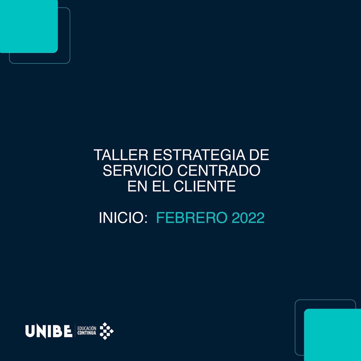 Este taller esta dirigido a profesionales, estudiantes de cualquier área y público en general que se desempeñen en áreas de servicio, atención a clientes, internos y externos.

💻: Virtual 
📆: 01 -15 feb 2022
⏳: 12 horas
💸: RD$ 6,000.00
⏰: Martes 7:00am-9:00pm

¡Contáctanos!