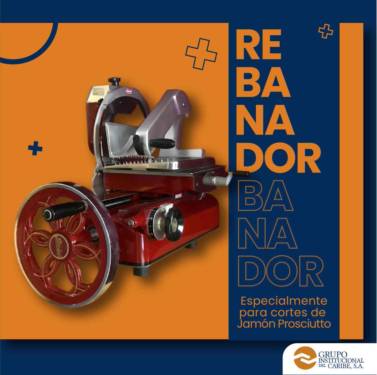 Rebanadora especialmente para cortes de jamón Prosciutto, no esperes más y adquiere la tuya. Única en el país.
.
.
.
.
#grupoinstitucionaldelcaribe
#rebanadora