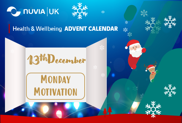 NuviaUK's tweet photo. Lack of time can be a barrier to exercise, but even a short break from the routine can provide the opportunity to begin or maintain a little bit of physical activity. 
Staying active over the Christmas period helps energise you and is proven to reduce stress. 
#MondayMotivation https://t.co/4ilQWM6sxA