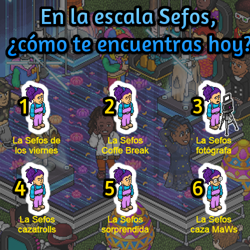HabboTemplarios's tweet photo. 🌟En la escala #Sefos, ¿cómo está yendo tu día?
Nosotros estamos modo 5 y 6. https://t.co/I89kgHJSS0