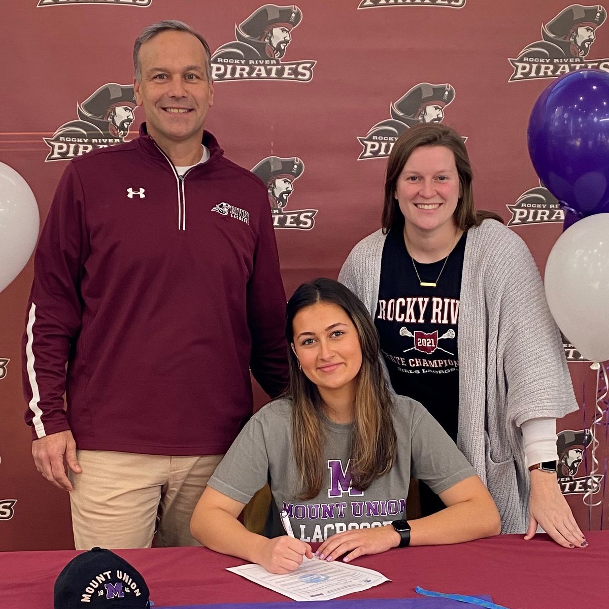 rivergirlslax's tweet photo. It's official!  Congratulations @NejadElla! We are so proud of you.  @lax_raiders - you are getting a great one.  But not so fast...we've got some work to do together this spring.  2022 here we come! https://t.co/FX5KM5te16
