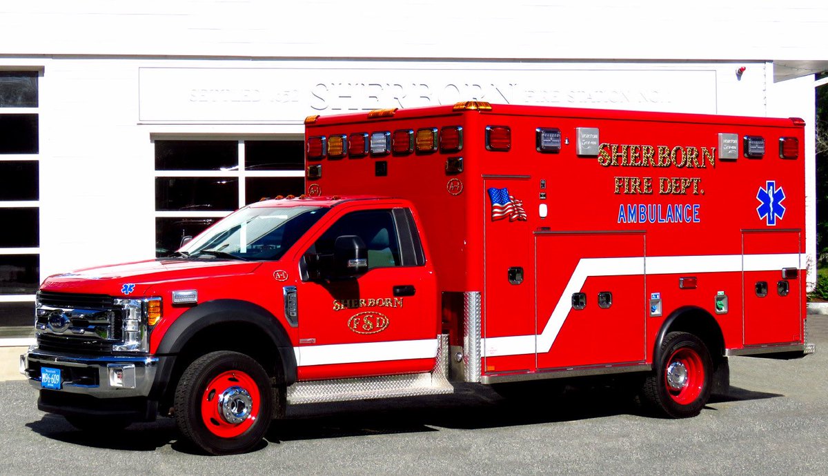 Sherborn Firefighters are responding to our 4th 🚑 call in exactly one hour. This included a mutual aid call to Natick, a medical in Sherborn, a motor vehicle crash in Sherborn and now a mutual aid call to Holliston.