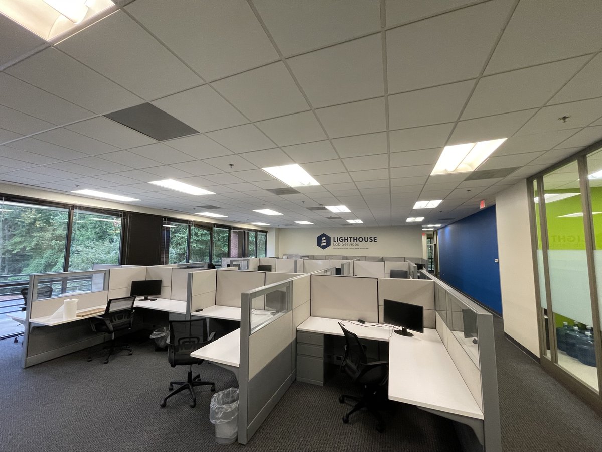 LighthouseLabSv's tweet photo. The new Lighthouse Lab Services #Headquarters in Charlotte, NC has been a great home for our team! 

We are one company in many locations, and we’re proud of how this space is continuing to help us get the job done. 

#healthcare #medicallaboratory #newoffice https://t.co/k4QaqGPyaF