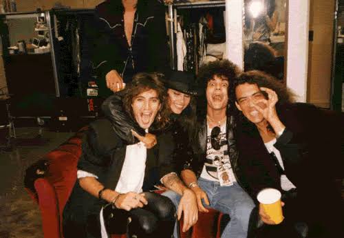 Glam Metal Grrls on X: "Tommy Lee, Vanity, Fred Coury, Stephen Pearcy and Nikki  Sixx on the background https://t.co/4nvq9AZSc4" / X