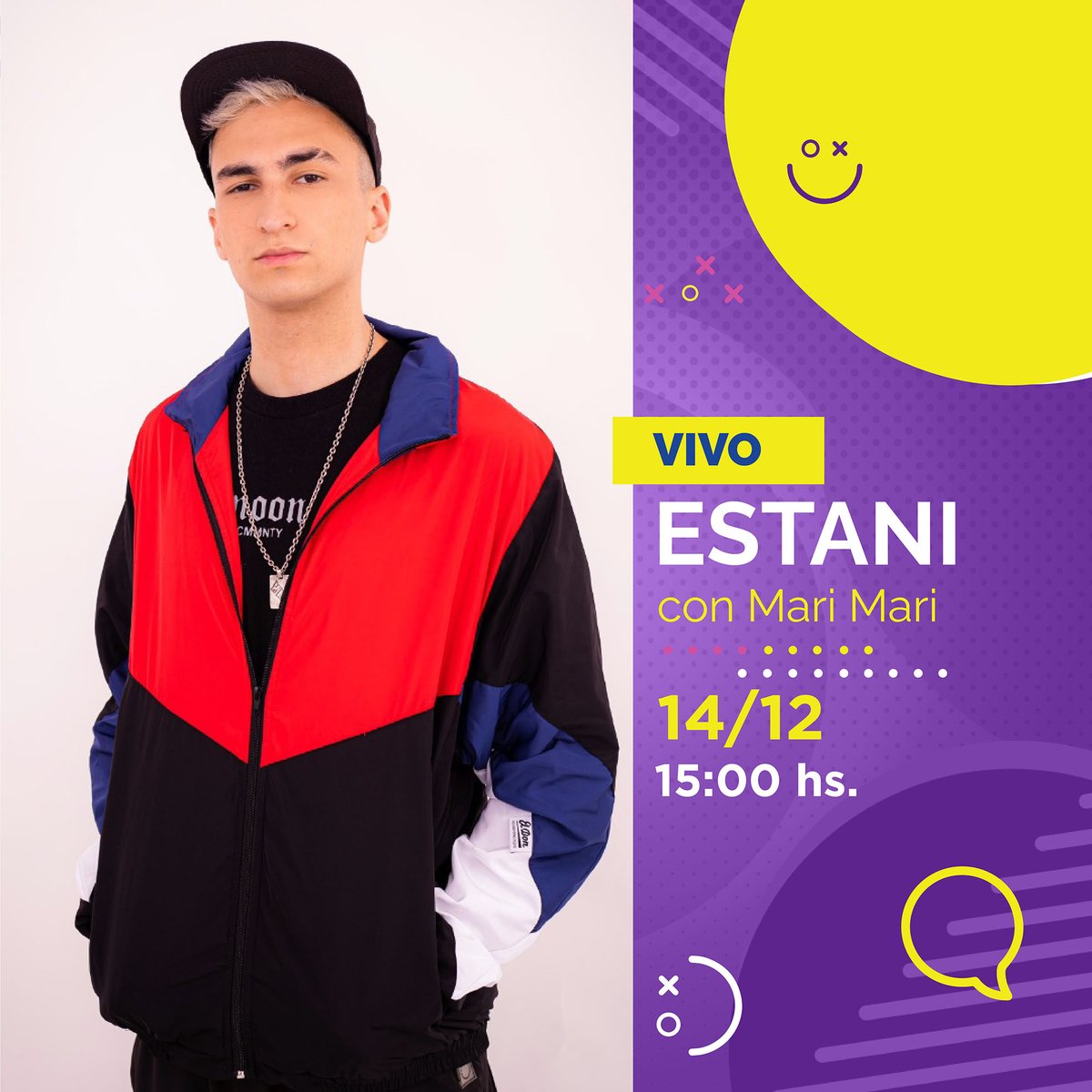 lacoope's tweet photo. 🎙️ Mañana Mari Mari entrevista a 🌟 @EstaniCDV   🌟en #laquemastegusta ! #Quierotenerte la está rompiendo en todos lados, ¿te pasa cómo a nosotros que no podés dejar de escucharlo🤩?

🔥 A las 15.00 H!

🔥 Prendete en https://t.co/t1ggXMOJgt

#LaQueMásTeGusta #estani #envivo https://t.co/opOzgXIY8U