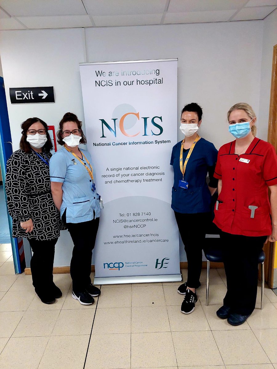 stjamesdublin's tweet image. Our Haematology, Oncology &amp;amp; Palliative Care Dept. went ‘live’ today with the National Cancer Information System. This is the largest scale rollout of #NCIS nationally to date with over 60 IV regimens &amp;amp; interfaces with our Electronic Patient Record. Thanks 
@hseNCCP &amp;amp; all involved