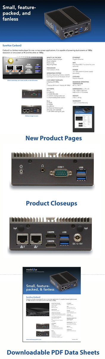 MediaVueSystems's tweet photo. VISITED THE MEDIAVUE WEBSITE LATELY?
Extensive changes make it easier for visitors to navigate, find what they are looking for 

The MediaVue website has undergone a top to bottom re-do in order to improve the user experience.

https://t.co/2obC4jmtuV https://t.co/lKyY3M5kK1