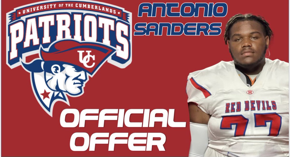 I am blessed to receive MY first offer from the University of Cumberlands          @PwellsUC <a href="/fbcoach75/">Shane Williamson</a> @HHSRedDevilFB