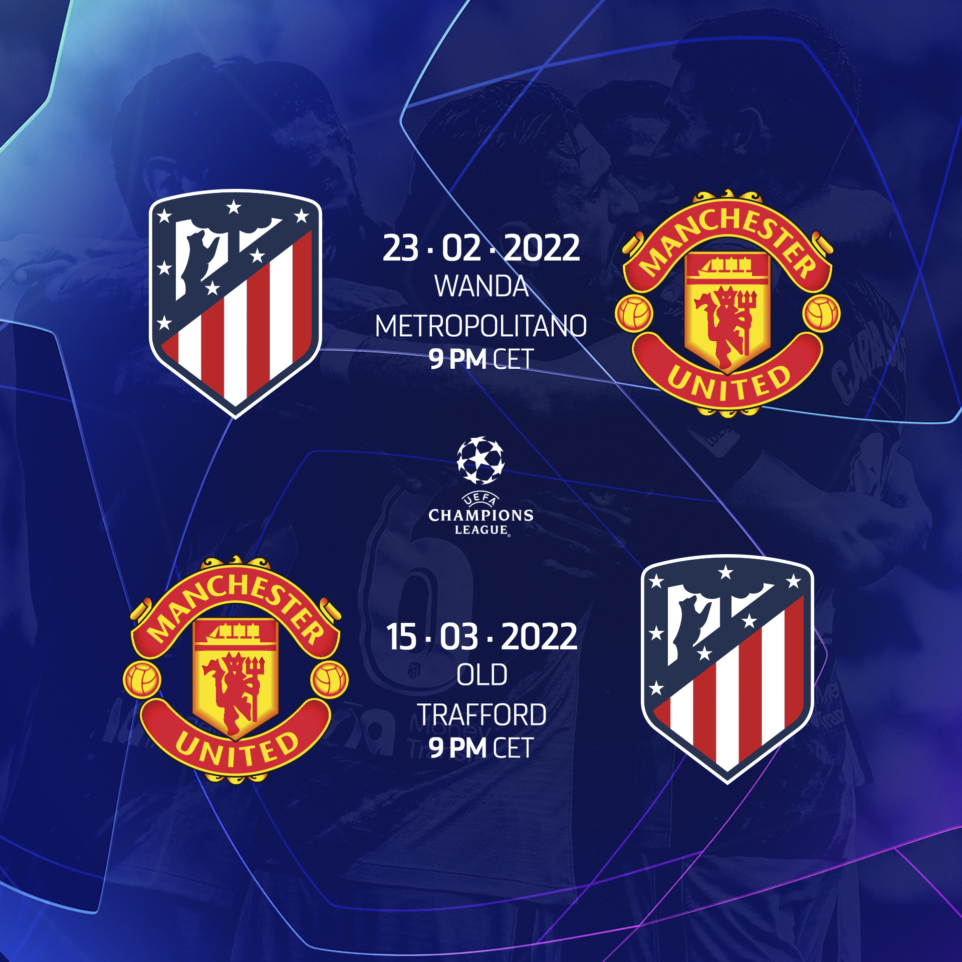 Atletico de madrid vs manchester united