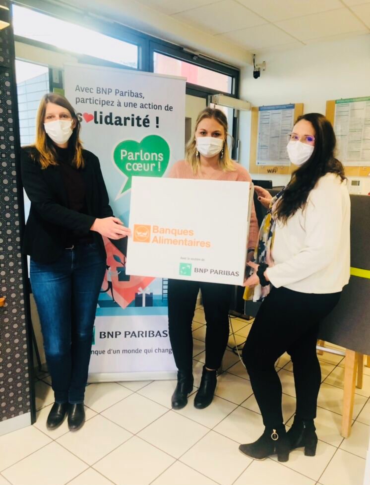 De Lille à Marseille, en passant par Paris, Bordeaux, Toulouse, Strasbourg…, nos clients et nos équipes se mobilisent pour les <a href="/BanquesAlim/">Banques Alimentaires</a> dans +300 agences <a href="/mabanque_bnpp/">Ma Banque BNP Paribas</a>. Merci pour votre générosité !
#ParlonsCoeur 

👉 bit.ly/3l9ATeG
