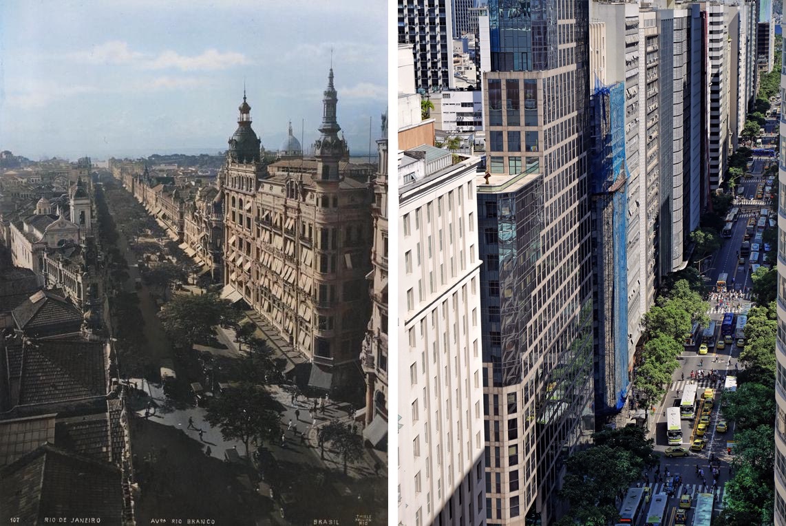 hal2f's tweet image. مدينة "ريو دي جانيرو" بالبرازيل في الثلاثينيات والان