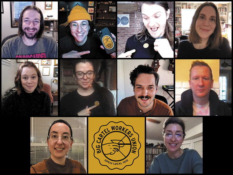 Big Cartel Workers Union tweet media