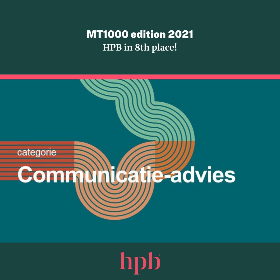 One step at a time? Not for us! 🤩 

Not 1, not 2... but 5(!) places we have risen to the top 10 in the MT1000: best communication advice. And we are very proud of that! 🦚 <a href="/mtsprout_nl/">MT/Sprout</a>  #mt1000 #HPB #earnedfirst