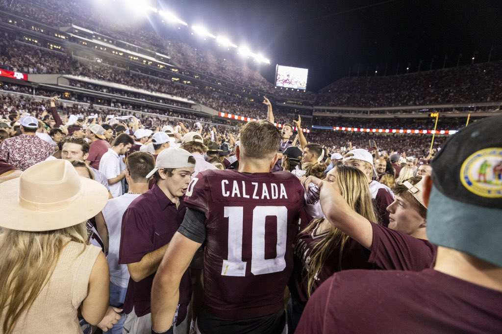 I have THE MOST love for Texas A&amp;M, my coach’s, teammates, and anybody who has been a part of this process. From the bottom of my heart…Thank you to the 12th man🖤
