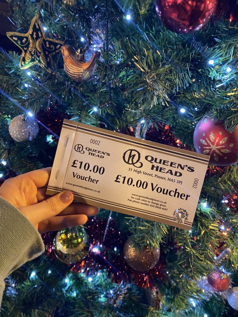 Voucher’s are now available to purchase at the bar! 
Please ask a member of staff for more detail🎄🎄

-
-
-
#pub #pinner #queenshead #harrow #christmas #voucher #christmasgift